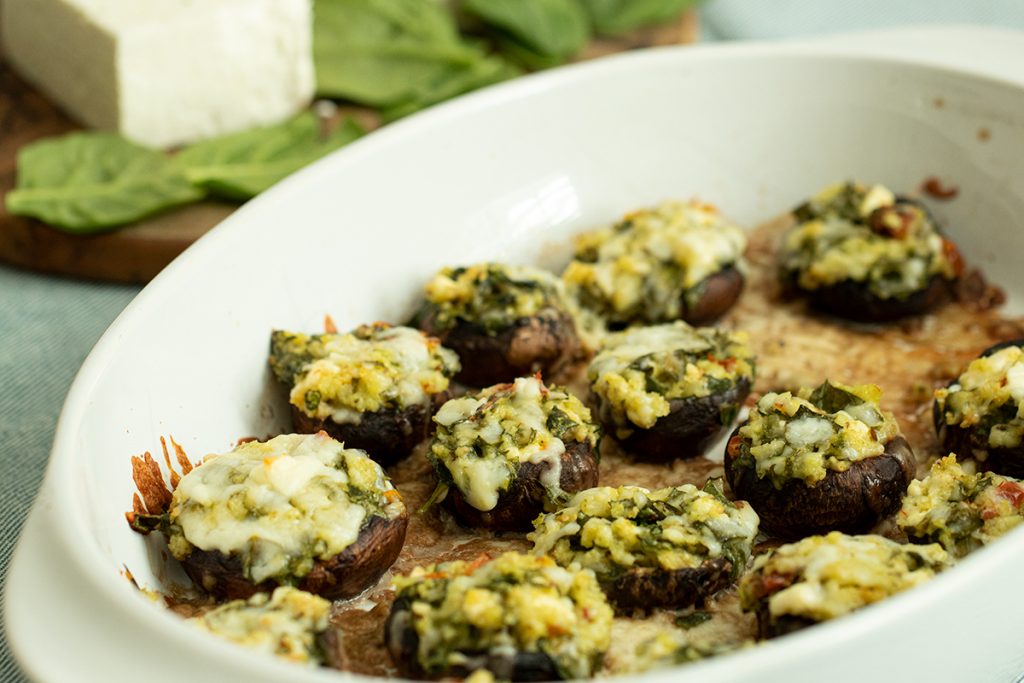 Greek Stuffed Mushroom